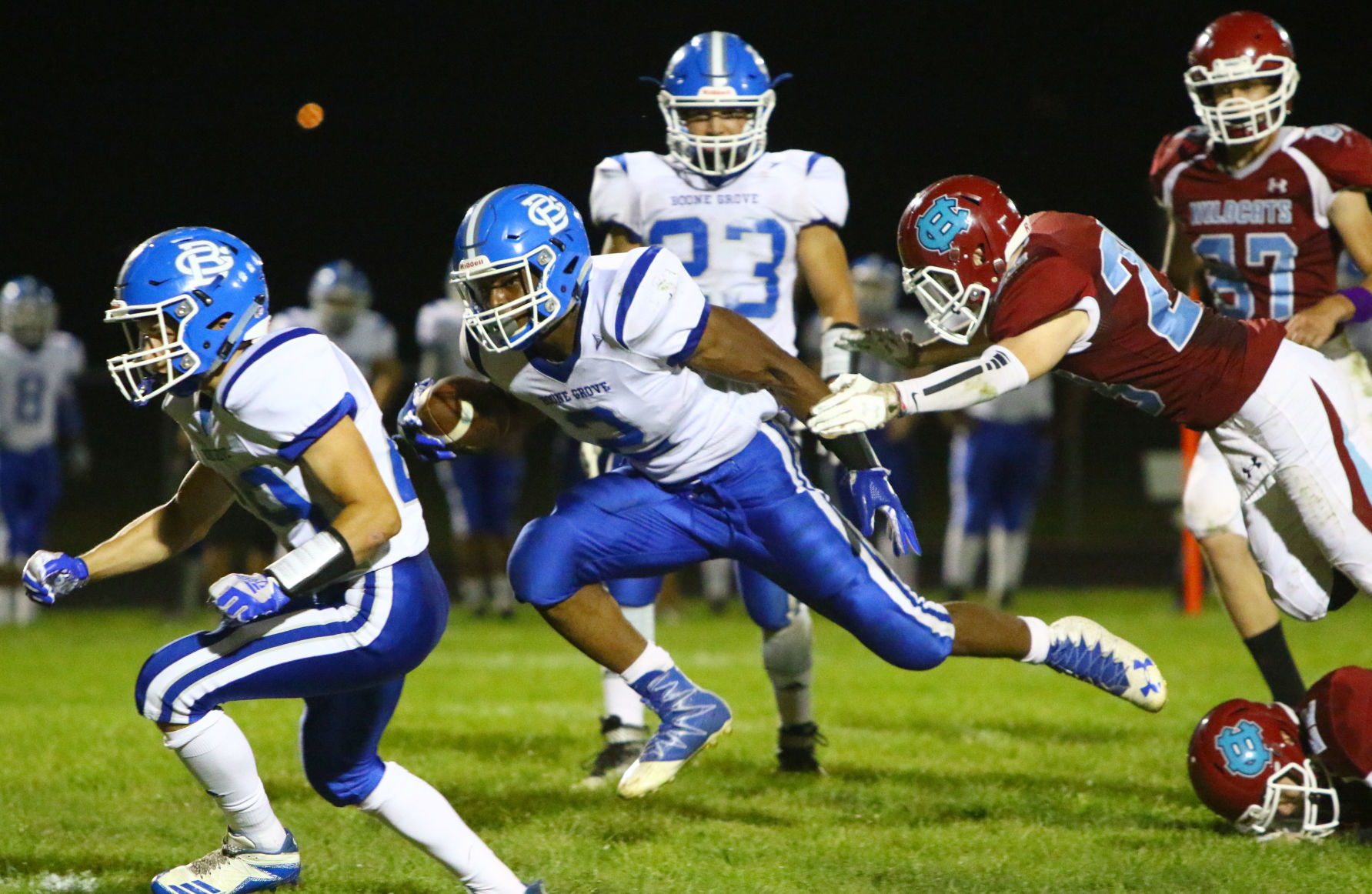 Boone Grove at Hanover Central football
